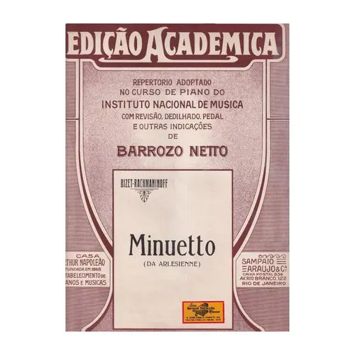 Minuetto (Da Arlesienne)  (Edição Antiga)