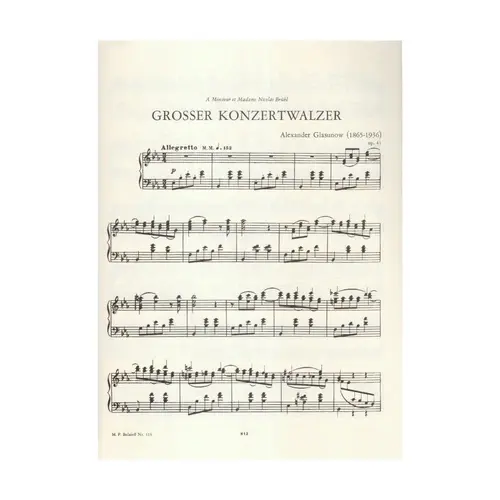 Konzertwalzer  Op.41