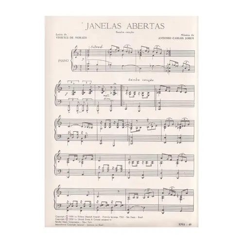 Janelas Abertas-Samba Canção