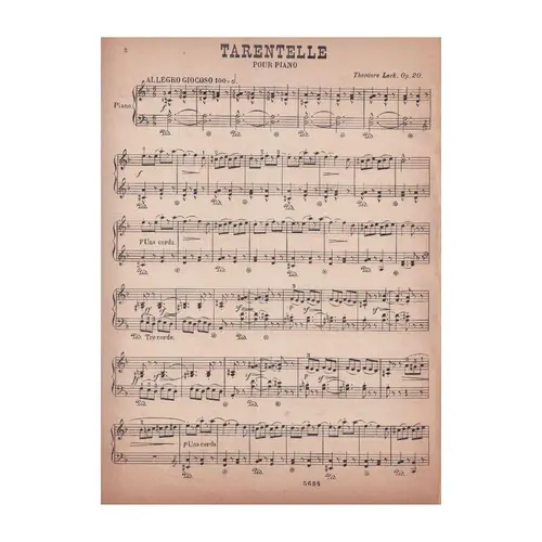 Tarentelle - Op.20  (Edição Antiga)