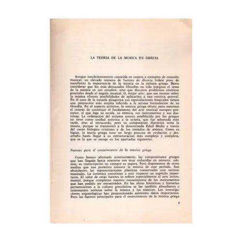 Introduccion a la Historia de la Música Europea
