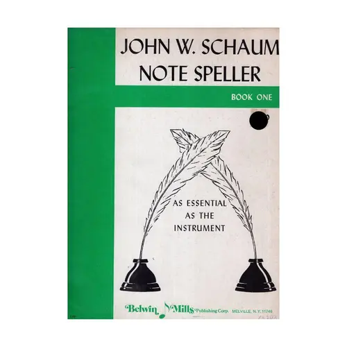 Note Speller Book 1