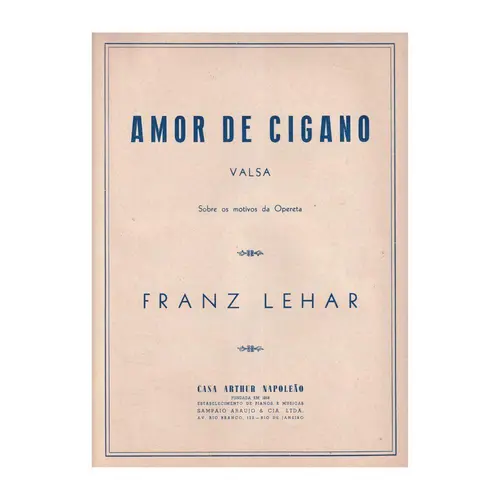 Amor De Cigano - Valsa  (Edição Antiga)