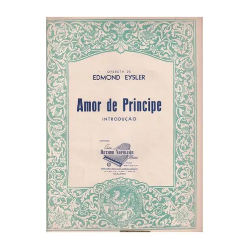Amor De Principe - Introdução  paa piano (Edição Antiga)