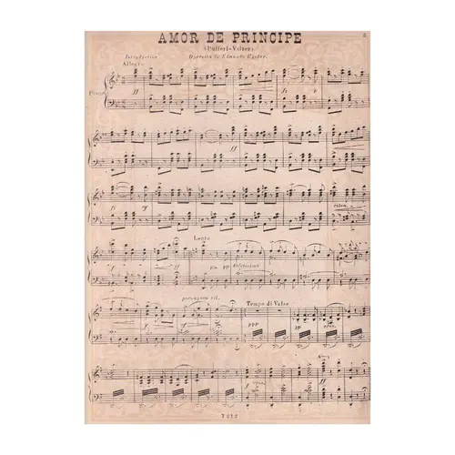 Amor De Principe - Introdução  paa piano (Edição Antiga)
