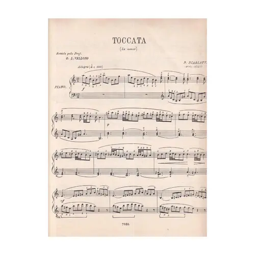 Toccata Em La Menor  (Edição Antiga)