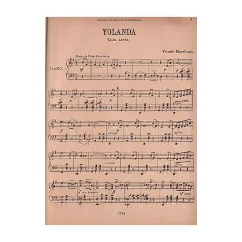 Yolanda - Valsa Lenta  (Edição Antiga)