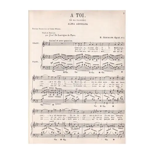 A Toi - Alma Adorada