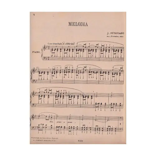 Melodia para piano (Edição Antiga)