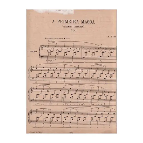 A Primeira Magoa   (Edição Antiga)