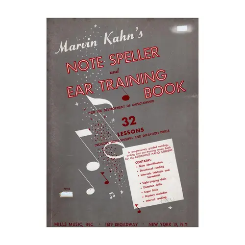 Note Speller and Ear Training Book
