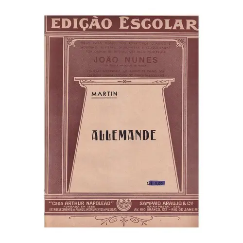 Allemande  (Edição Antiga)