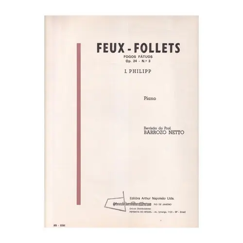 Feux-Follets - Op.24 N.3  (Edição Antiga)