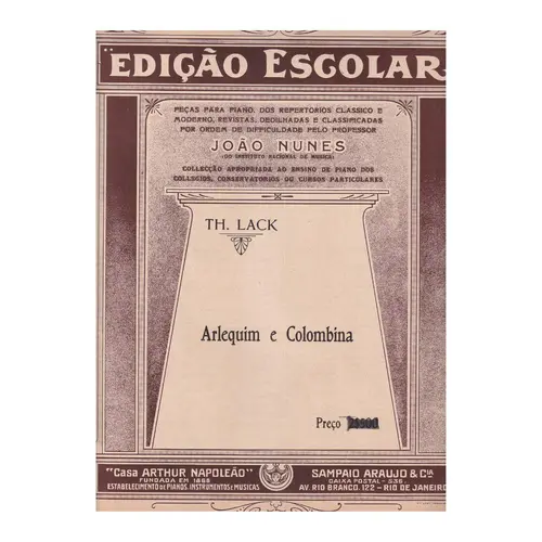 Arlequim E Colombina  (Edição Antiga)