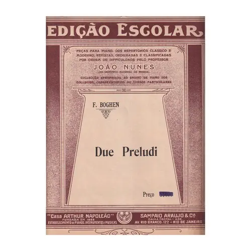 Due Preludi  (Edição Antiga)