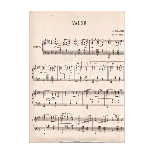 Valsa - Op.39 N.15  (Edição Antiga)