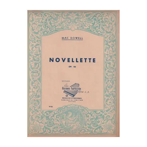 Novellette - Op.46  para piano (Edição Antiga)