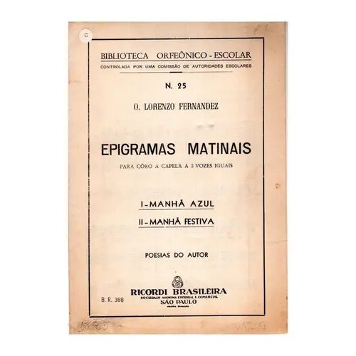 Epigramas Matinais - Manha Azul - Manha Festiva