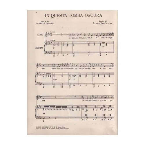 In Questa Tomba Oscura