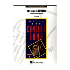 Illuminations Solo Alto Sax With Band (Score+Parts)
