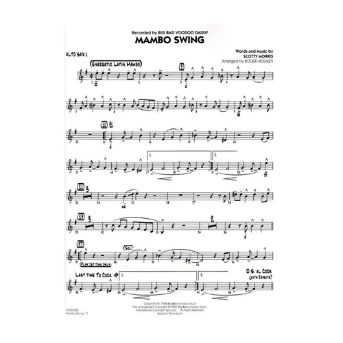 Mambo Swing - The Jazz Ensemble Library