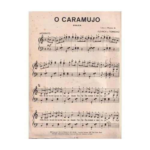 O Caramujo para piano - polca  (Edição Antiga)