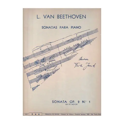 Sonata Op.2  N.1 Em Fa Menor  (Edição Antiga)