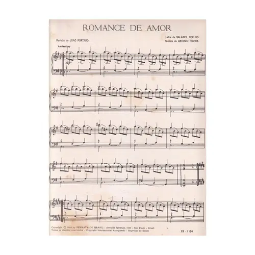 Romance De Amor para piano
