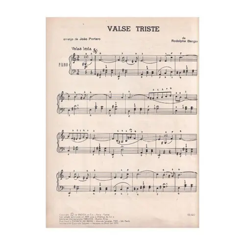 Valse Triste  (Edição Antiga)
