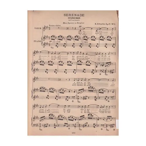 Serenade  (Staendchen)  (Edição Antiga)