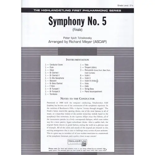 Symphony N.5 (Finale) Regente+Partes