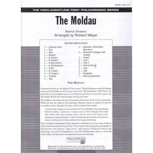 The Moldau - Regente e Partes