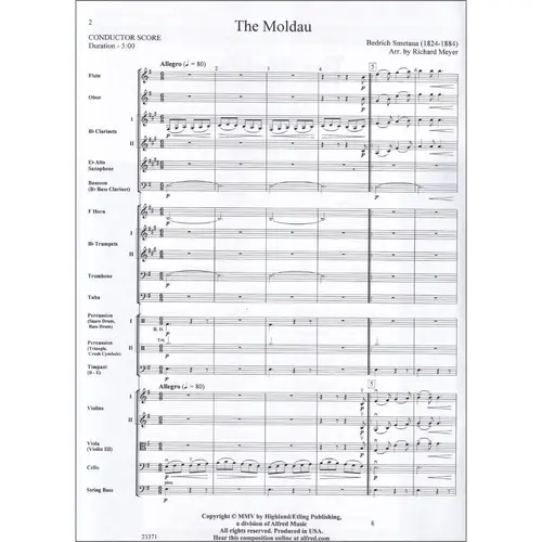 The Moldau - Regente e Partes
