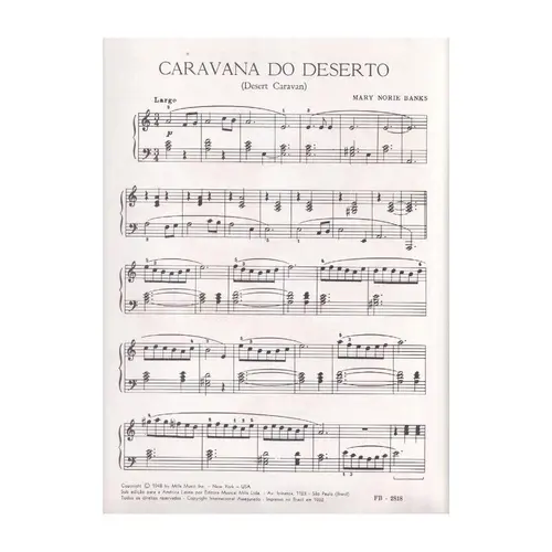 Caravana Do Deserto  (Desert Caravan) (Mills-80)