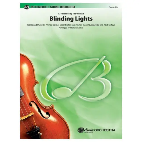 Blinding Lights - String Orchestra Conductor Score & Parts