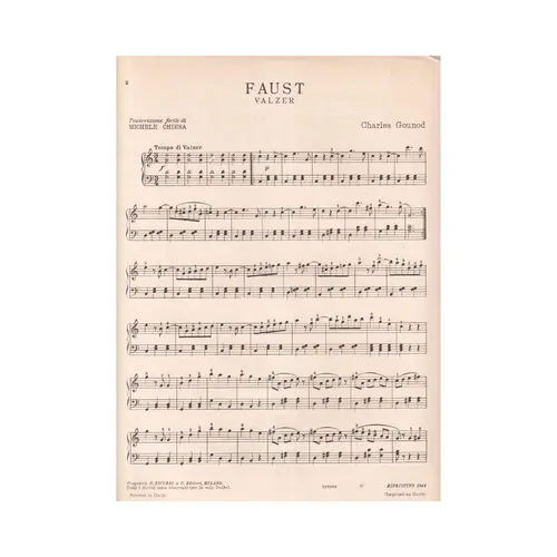 Faust - Valzer