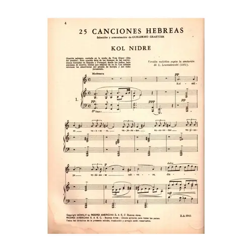 25 Canciones Hebreas