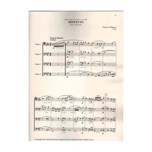 Seis Quartetos para Fagotes