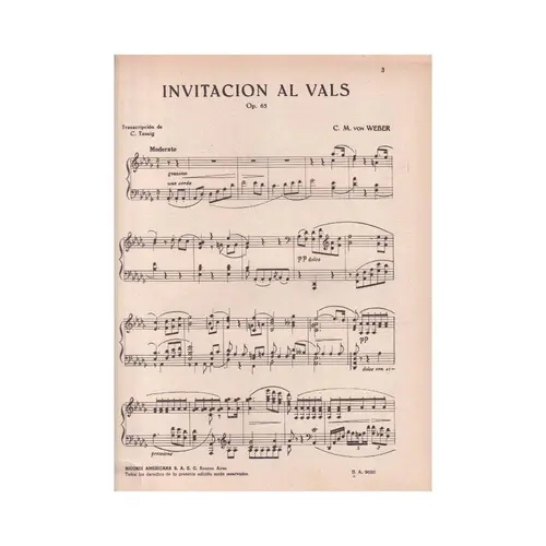 Invitacion Al Vals op.65