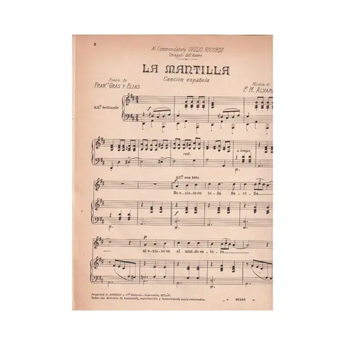 La Mantilla - Cancion Espanola