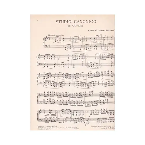 Studio Canonico in Ottave