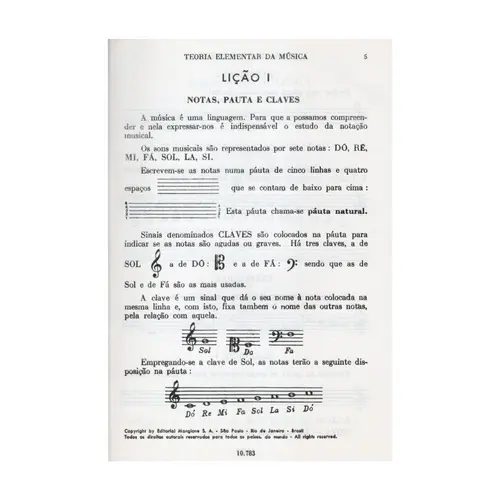 Teoria Elementar Da Música