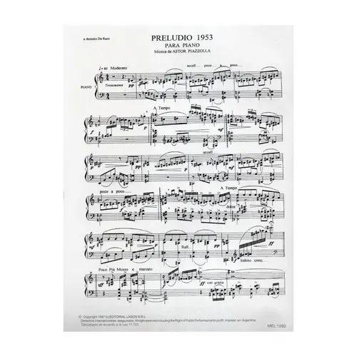 Preludio 1953-Contrabajissimo