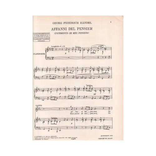 Affanni Del Pensier