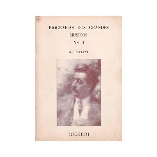 Puccini - Poster Com Biografia