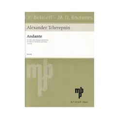 Andante Fur Tuba Oder Pousane Und Klavier