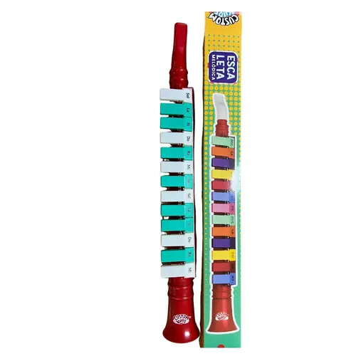 Escaleta melódica infantil Customs Kids CKEM01-RD vermelho
