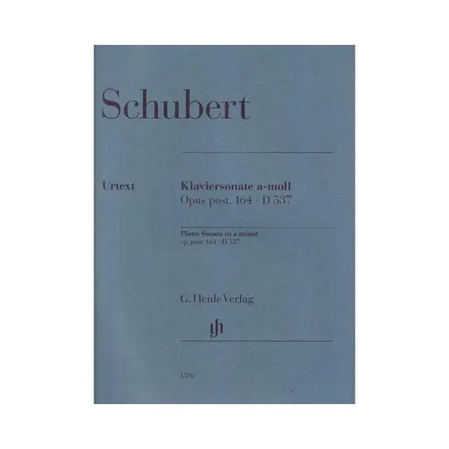 Piano Sonata a minor op. post. 164 D 537