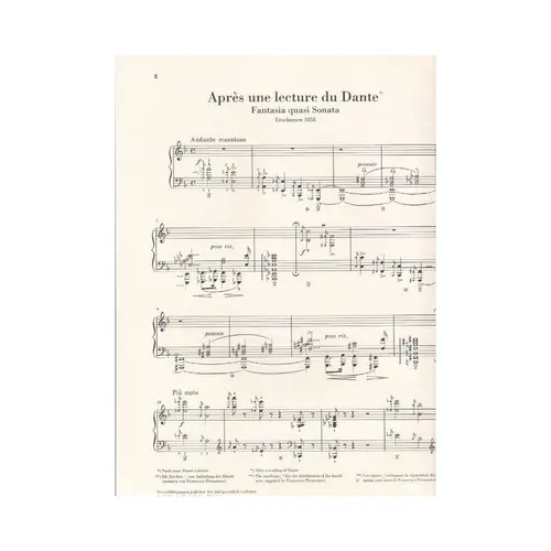 Après une Lecture du Dante - Fantasia quasi Sonata