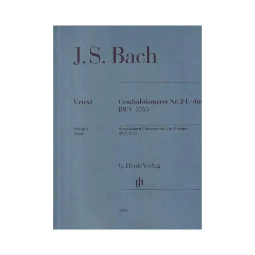 Harpsichord Concerto no. 2 E major BWV 1053 - Score